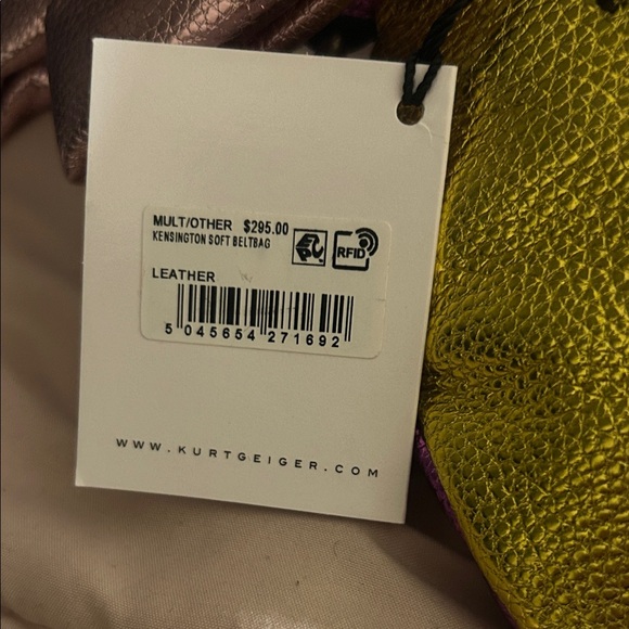 KURT GEIGER LONDON
Kensington Metallic Leather Belt Bag - Picture 8 of 12